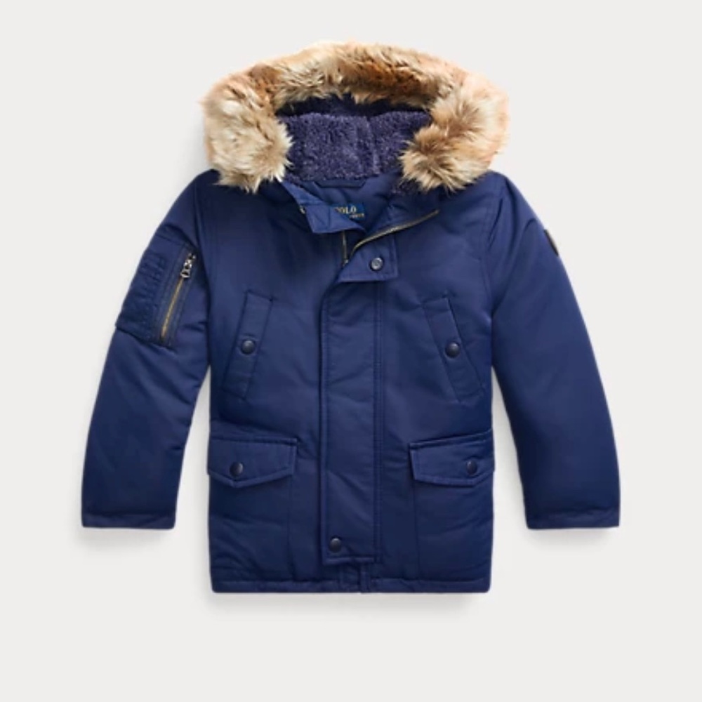 Water resistant down parka